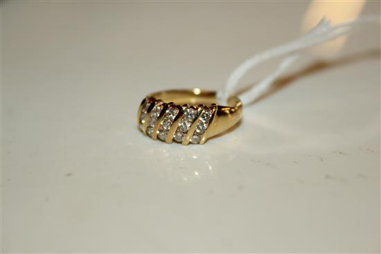 Small diamond ring